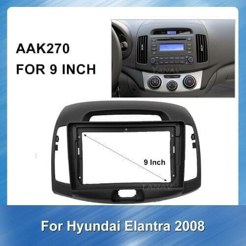 2 din Car Audio kit trim mounting Fascia frame For Hyundia old Yuedong 2008 Radio Dash Install Panel In-dash Frame Fascia panel