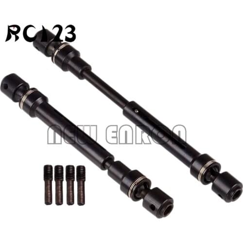 1:10 2P 45 # Staal Cardanas 103-134Mm Voor Rc Auto Crawler Axiale SCX10 Wrangler AX80084 AX30784 AX30785 Nieuwe Enron