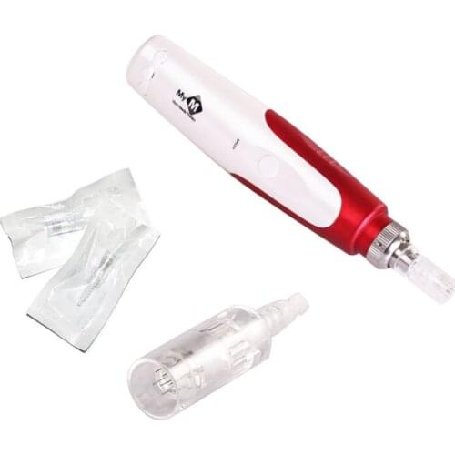 Bayonet Dr Pen Exfoliate Shrink Pores Device Microneedling Machine MYM Micro Rolling Derma Pen Mesotherapy Needles