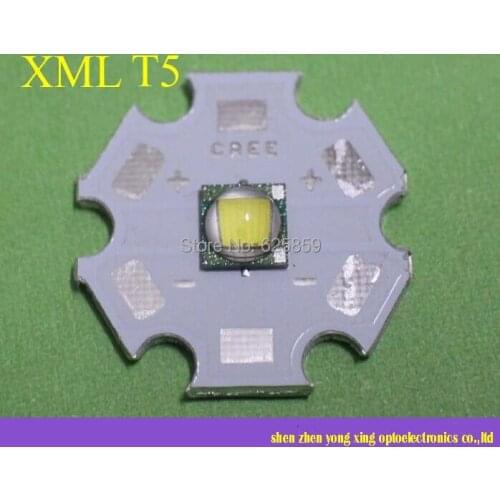 Free shipping 1pcs US originl Cree XML T5 4500-5000K High Power Led Emitter