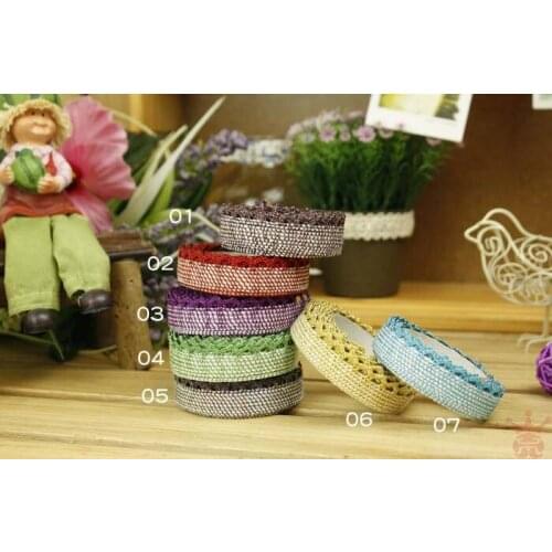 Free shipping Raw silk Fabric Tape/Multifunction/DIY Sticker/Stationery Adhesive Tape/Fashion Gift