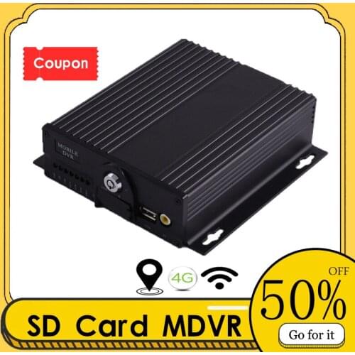 Cctv dvr sd card 3g wifi gps 4 channel MDVR 4g wifi 4ch sd card mobile dvr
