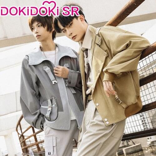 PRE-SALE DokiDoki-SR Anime Attack on Titan Cosplay Shingeki no Kyojin Eren/Levi Doujin Costume Coat Casual Wear