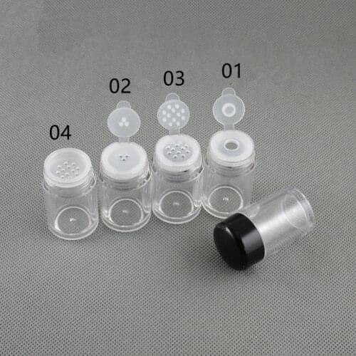 10g Travel Mini Plastic Powder Cosmetic Bottle Empty 10ml Small Women Cosmetic Jar Container Refiilable Packaging F20172269