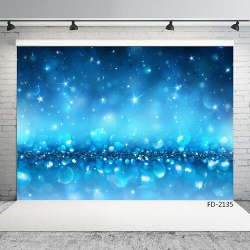 Dreamlike blue night sky droplet wave point light spot photo routine photography background photo studio photo background