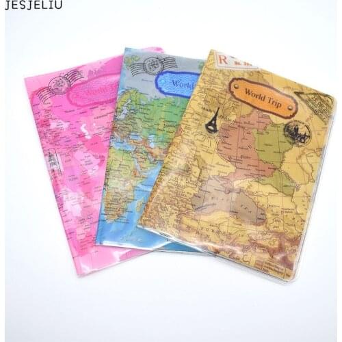 JESJELIU Journey Travel Passport Holder ID Card Case Cover Credit Ticket Protector
