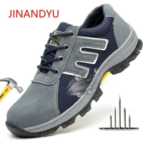 JINANDYU Men's Work Shoes