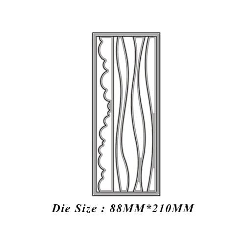 JMCRAFT Border Background Clouds And Water #4 Metal Cutting Dies DIY Scrapbook Handmade Paper Craft Metal Steel Template Dies