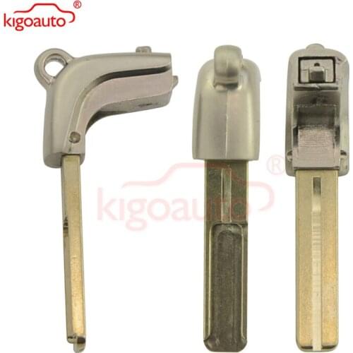 Kigoauto 5pcs Smart key blade TOY2 for Lexus Emergency key insert