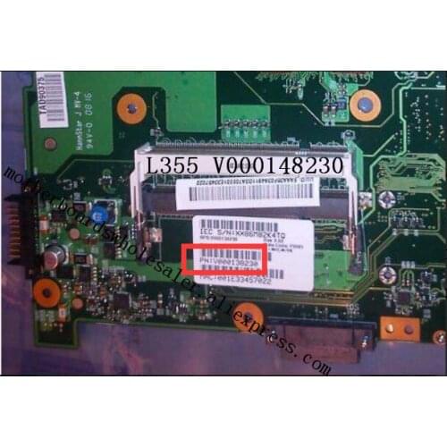 Laptop motherboards For Toshiba L350 L355 motherboard V000148230 Tested