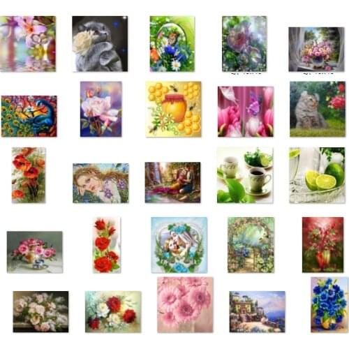 Virgin and Child Flower cross stitch kit people 18ct 14ct UNprinting 11ct Printing count print canvas stitches embroidery