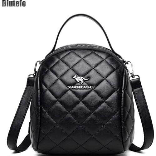 Multifunctional Bag Small Backpack For Women PU Leather Mochilas Pequeñas Mujer Viaje Designer Shoulder Fashion Sac Femme Soft