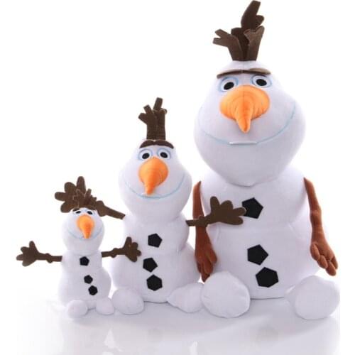 Cartoon Disney Anime Frozen Olaf Plush Toys Doll Snowman Plush Stuffed Animals Kids Gift