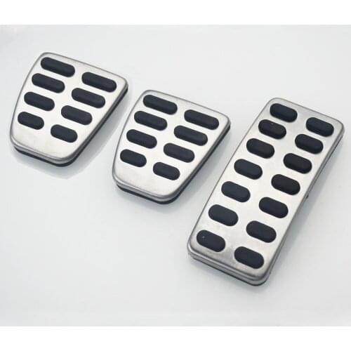 Stainless Steel Car Pedal Cover Pad for Hyundai Accent Solaris I20 2011 - 2016 Creta Ix25 for Kia K2 Rio Soul MT AT