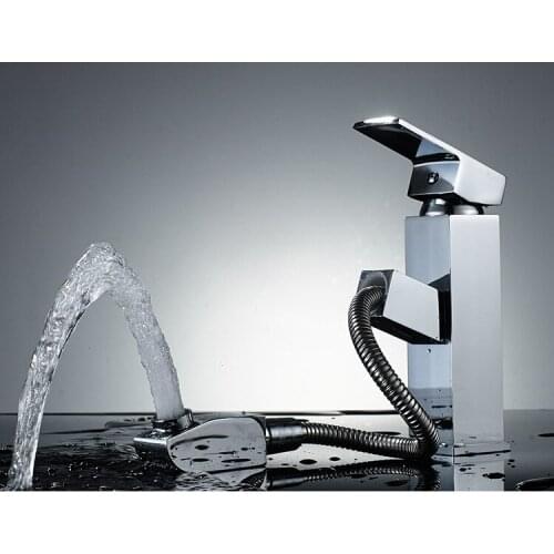 Yooa Bathroom Faucet Solid Brass Square Style Polished Gold Finish Bidet Single Lever Mixer Water Tap Bidet Fitting Taps