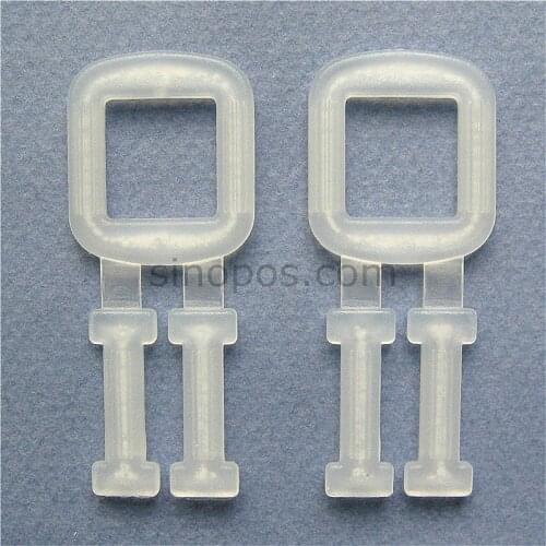 Plastic manual strapping buckles, carton packing secured strap buckle, polyester packaging hook lock for carton closure