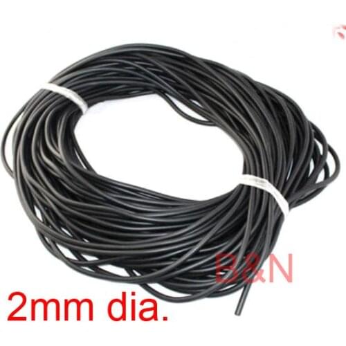 2mm diameter FPM FKM RUBBER STRIP Fluoro Rubber round bar, o type Viton Seal strip anti corrosion Fluorous rubber rod