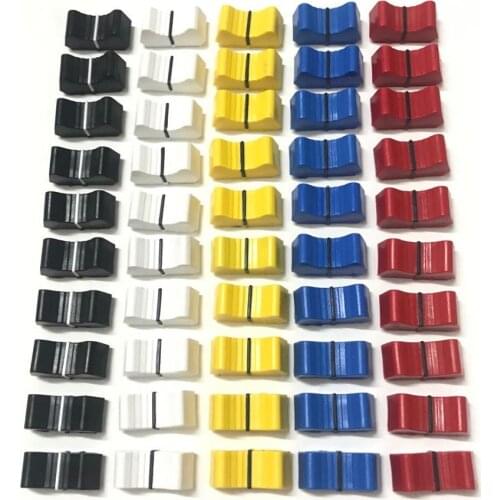 50PCS colorful Slider Fader Knobs replace FOR ALLEN & HEATH XONE 1D 2D 3D 4D 32 62 464 S2