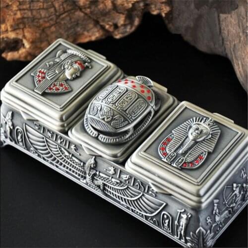 3 Grid Vintage European Korean Princess Jewelry Box Desktop Storage Box Home Decoration Desk Sets