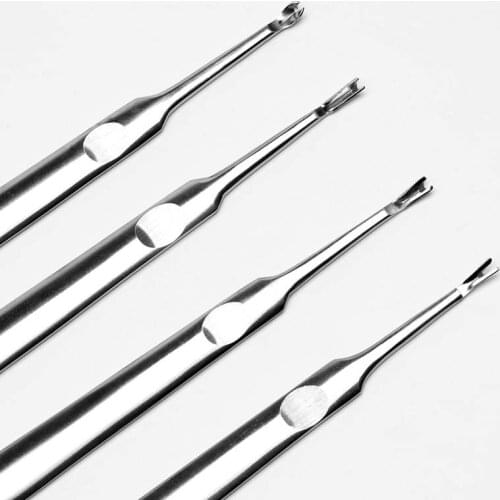 High Quality Stainless Steel Cuticle Pusher Trimmer Remover Pedicure Manicure Nail Art Tools 11cm