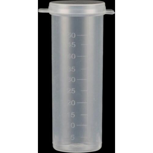 2 Pcs 50ml Gland Cap Round Bottom Centrifugal Tube Transparent Free-standing with Scale Laboratory Analysis Supplies