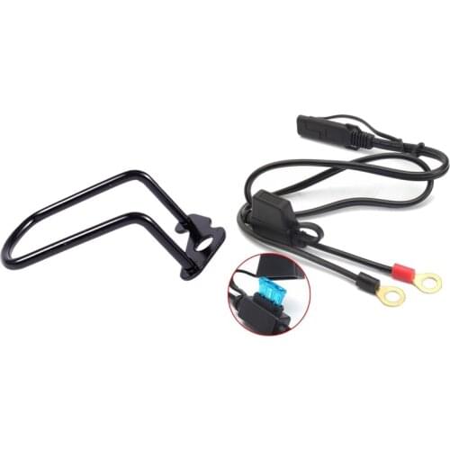 Cycling Bike Iron Bicycle Rear Gear Derailleur ChainStay Guard Protector-Silver with Motorcycle Cable