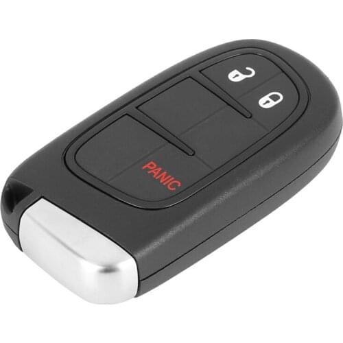 X Autohaux New Car Replacement Key Fob Shell Case Black Brand New Car Remote Key Case GQ4-54T for Jeep Cherokee 2014-2019