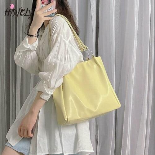 Hot Sale Large Womens Bag Large Capacity Shoulder Bags High Quality PU Leather Shoulder Bags Ladies Wild Bags Sac A Main Femme