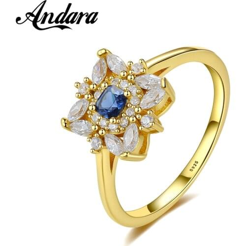 New S925 Sterling Silver Ring Vintage Palace Style Sapphire Ring 18k Gold For Women High Jewelry Gifts