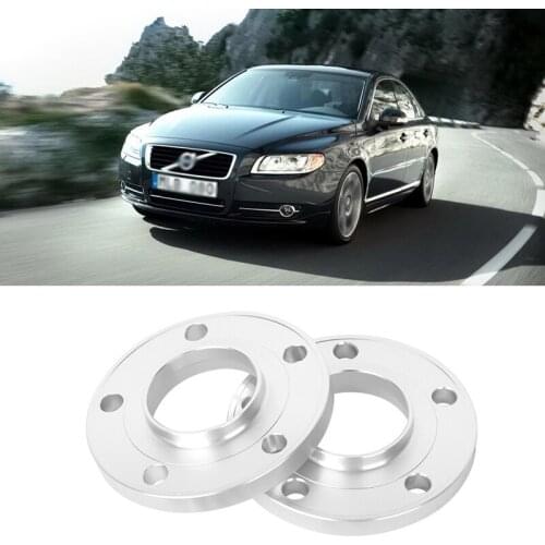 2PCS 5x108 63.4CB Aluminum Centric Wheel Spacers Tire Adapters Rims Flange Hubs For Volvo Series
