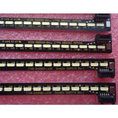 2piece/lot FOR skyworth FOR Coocaa 40K1Y Article lamp 1555-R4000000-LA 1555-R4000000-02 REL400FY 1piece=88LED 441MM