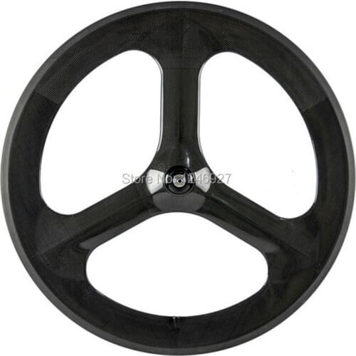 70mm Depth Carbon Wheelset Clincher Tubular Carbon Wheels 3 Spoke Wheel Road Bike And Track Bike Wheel Fixed Gear