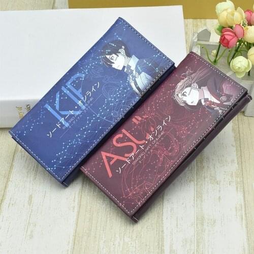 Anime Sword Art Online Student campus cartoon men and women wallet kids birthday gift