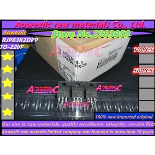 Aoweziic 100% new imported original RJP63K2 RJP63K2DPP TO-220F liquid crystal transistor (original label of original box)