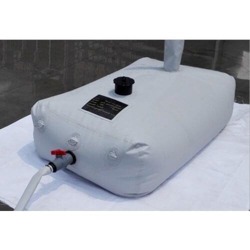 White color Flexible 1m3 to 500m3 water storage bladder water tank for pool solution for sale