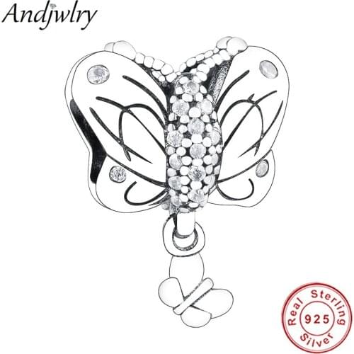 2020 Summer Fit Original Pandora Charms Bracelet 925 Sterling Silver Decorative Butterfly Charm Beads DIY Jewelry Women Berloque