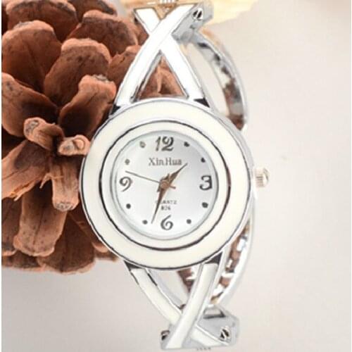 Women Clocks Bangle Dial Stainless Steel Women Quartz Watches Fashion Brand Ladies Wristwatch Analog Antique Relogio Feminino