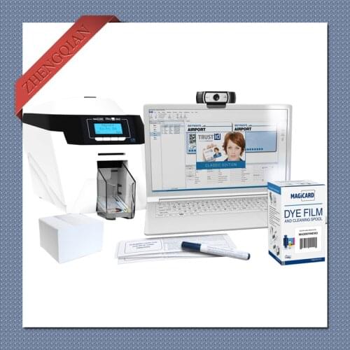 Magicard Rio Pro360 dual sided card printer use MA300 YMCKO ribbon