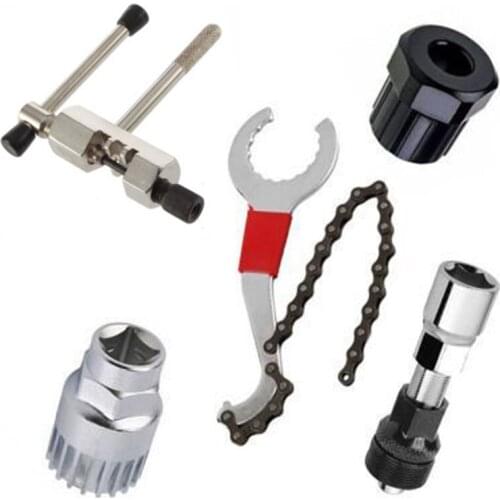 Bicycle Repair Tool Kits MTB Road Bikes Chain Cutter Bracket Flywheel Remover Crank Puller Wrench Maintenance Tools RR7304