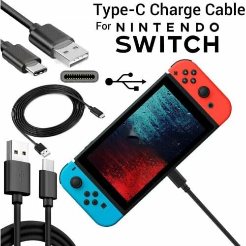 USB 3.1 Typ C Cable For Nintend Switch Charger Charging Lead Cable Long Cable Upport Data Syncing Battery Charging