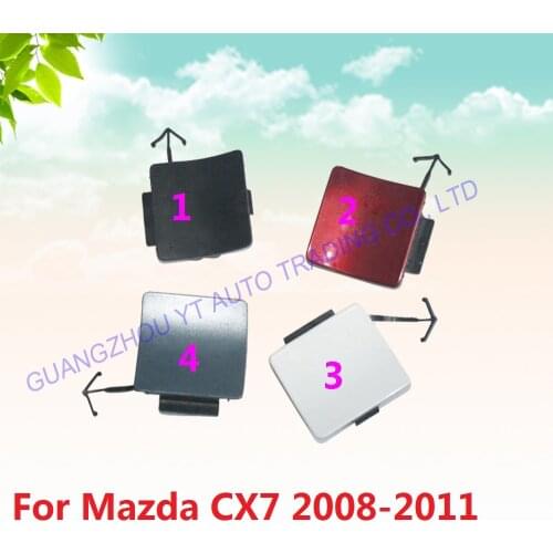 CAPQX For Mazda CX-7 CX7 2008 2009 2010 2011 Rear bumper Rear trailer cover Tow Hook Cover Cap Shell housing House