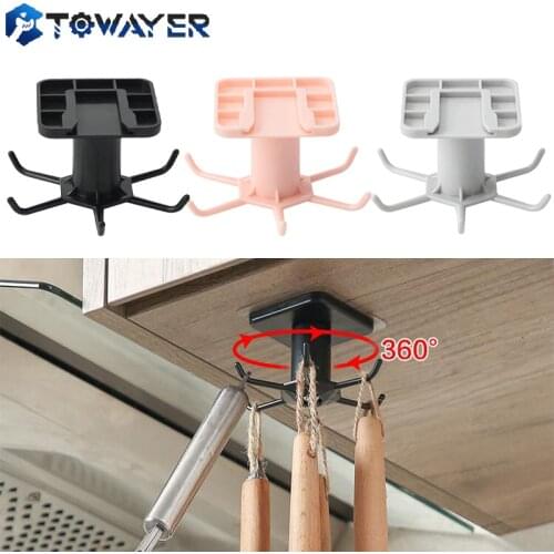 Kitchen hook organizer bathroom hanger wall dish drying rack holder for lid cooking accessories Cupboard storage Cabinet shelf