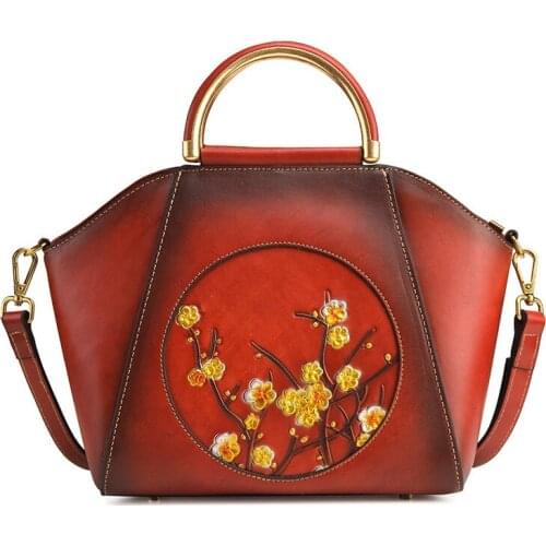 New retro womens bag large-capacity suede leather totes bag shoulder bag wild handmade color cross-body bag leather handbag