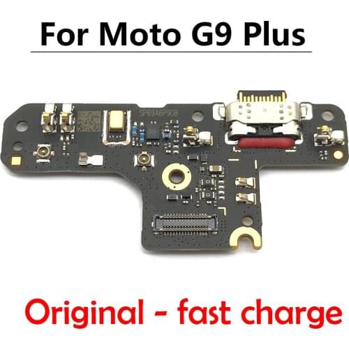 Original For Motorola Moto G9 Plus USB Board Port Charger Dock Plug Connector Charging Board FLex Cable