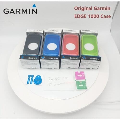 Original Garmin Bike Gel Skin Case for Edge 1000 bike GPS Computer GPS GARMIN with High quality toughened screen protector