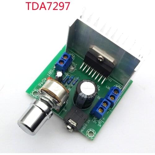TDA7297 Version B 15W Digital Audio Amplifier Board Dual-Channel AC/DC 12V