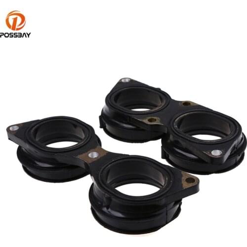 POSSBAY Motorcycle Carburetor Intake Manifold Interface Adapter Connector Fit for YAMAHA YZF-R1 2009 2010 2011 2012 2013 2014
