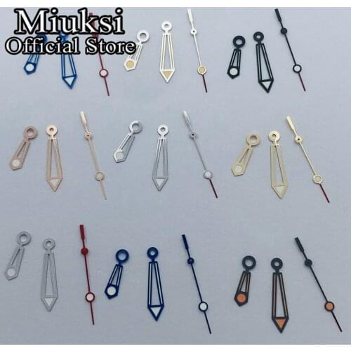 Miuksi watch hands luminous hands fit NH35 NH36 ETA 2836 2824 Miyota 8205 8215 821A Mingzhu DG 2813 3804 movement