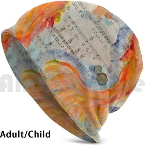 What A Day For A Daydream Beanies Knit Hat Hip Hop Daydream Goldfish Swim Lake Water Lilly Lilly Shallow Fresh