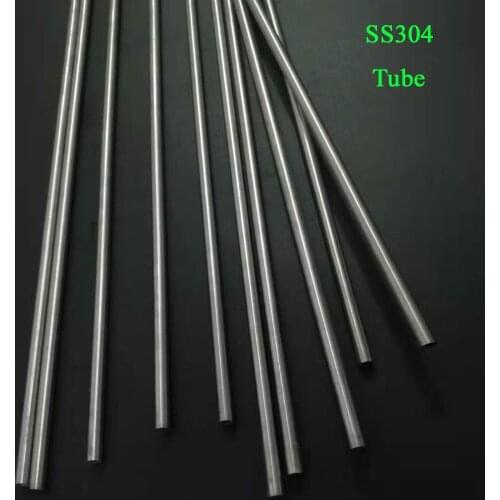 10pcs,500mm length SS304 Stainless Steel Tube 3mm/4mm/5mm/6mm/8mm DIY Industry Material